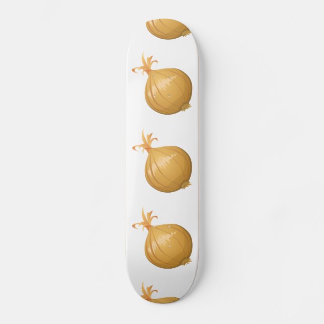 Skateboard Cebolla de comida Glitch (Anverso)