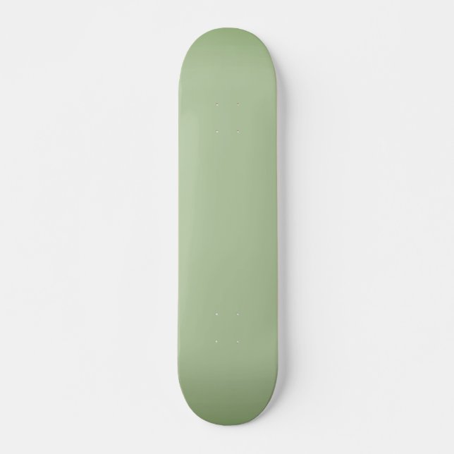Skateboard Celadón verde de jade sólido  (Anverso )