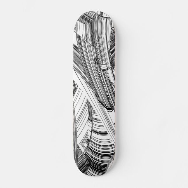 Skateboard Centro de tormenta de calamidad Arte moderno (Anverso)
