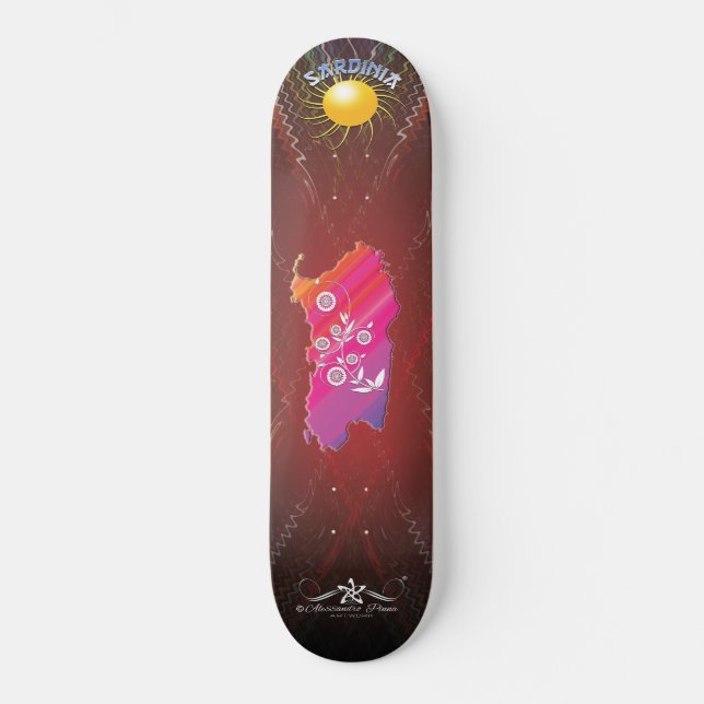 Skateboard Cerdeña (Anverso)