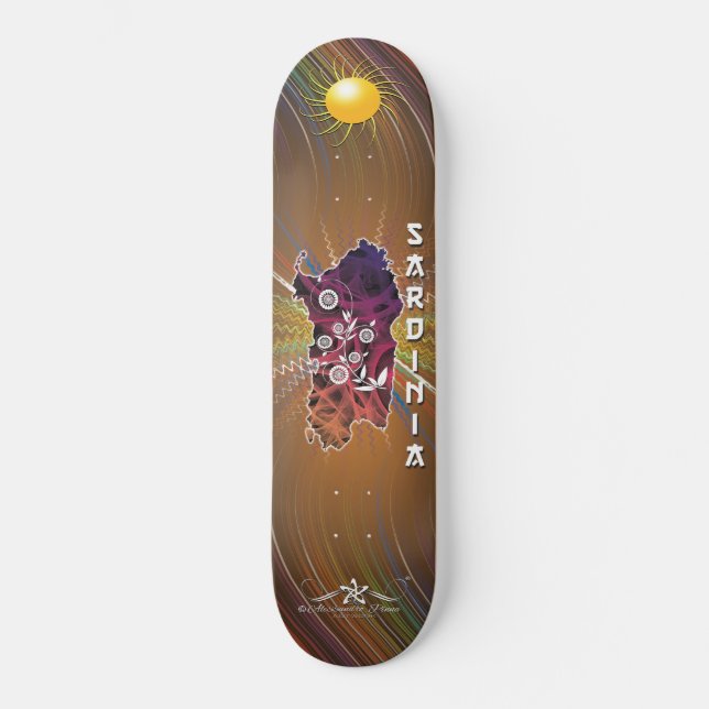 Skateboard Cerdeña (Anverso)