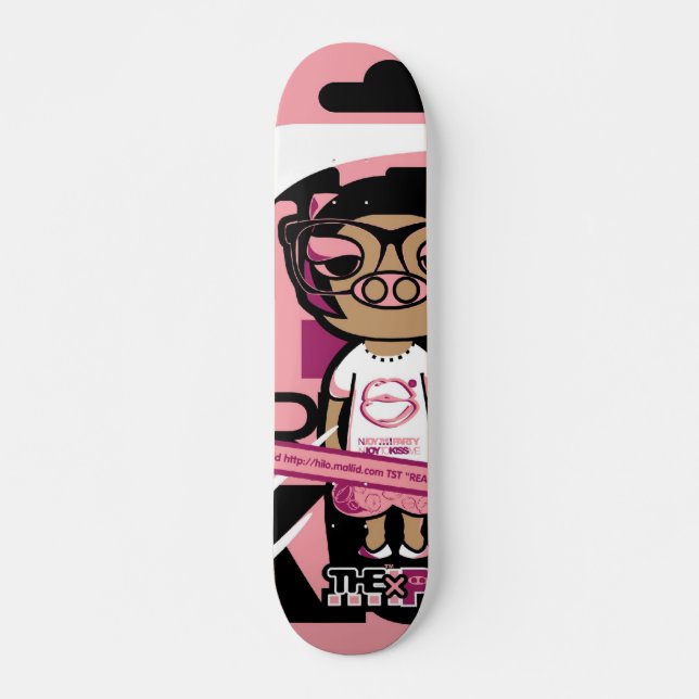 Skateboard cerdo (Anverso )