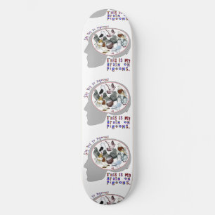 Skateboard Cerebro En Las Cerdo