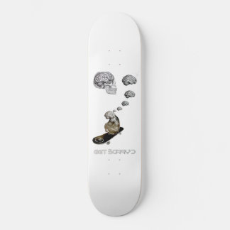 Skateboard Cerebro mono (blanco)