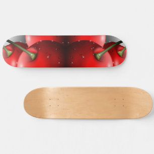 Skateboard Cerezas con gotas de excremento