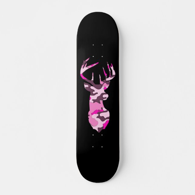 Skateboard Cerveza de camo rosa/Skateboard (Anverso )