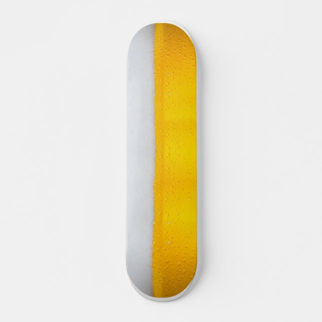 Skateboard Cerveza ligera con espuma (Anverso )
