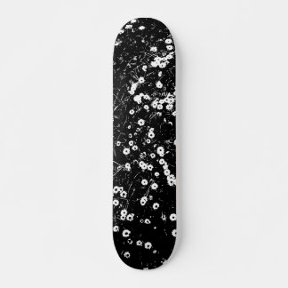 Skateboard Césped de margarita de alto contraste