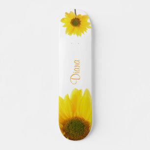 Skateboard Chamomile, Flor, Girona, Nombre Personalizado, Bla