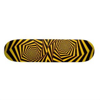 Skateboard Chaqueta-Monopatín amarillo
