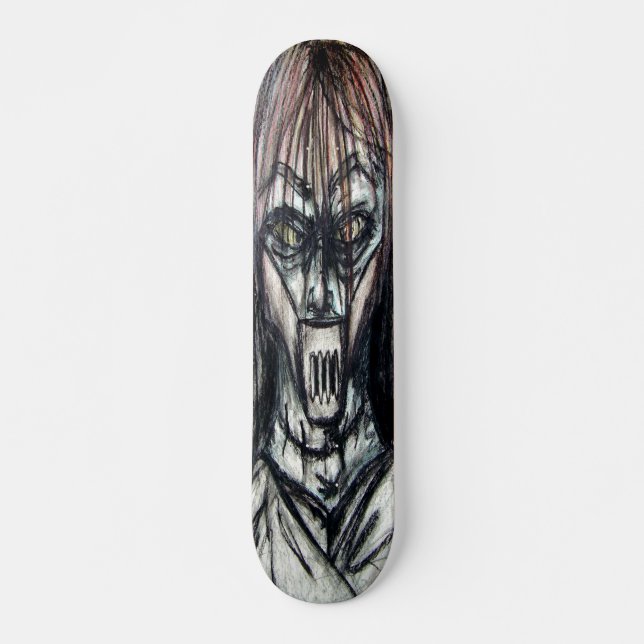 Skateboard Chaqueta recta de Halloween Asesino de Psicosis fo (Anverso )