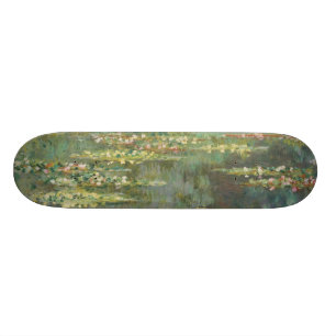 Skateboard Charca Claude Monet del lirio de agua