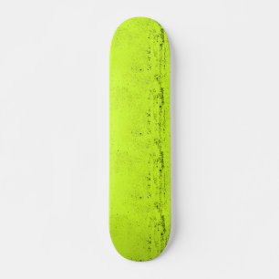 Skateboard Chartreuse texturizado único