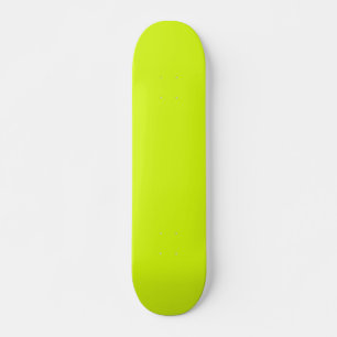 Skateboard  Chartreuse Yellow (solid color)