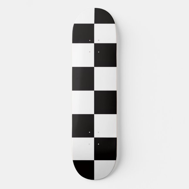 Skateboard Checkerboard Home Rug of the Classic Elegance (Anverso)
