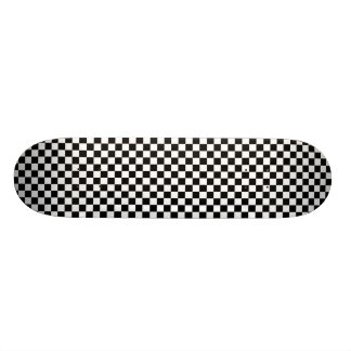 Skateboard Checkerboard Pattern