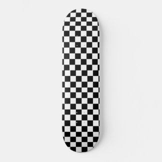 Skateboard checkered Black and White skateboard.