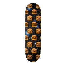 Skateboard Cheeseburger en espacio