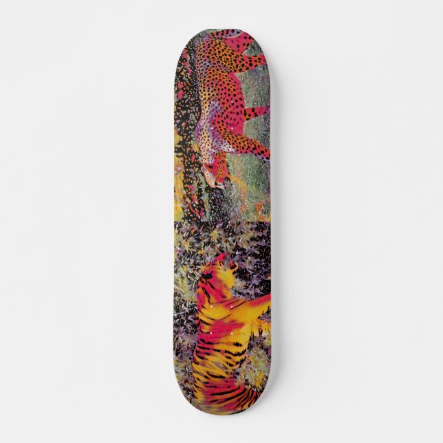 Skateboard Cheetah vs Tiger (Anverso )