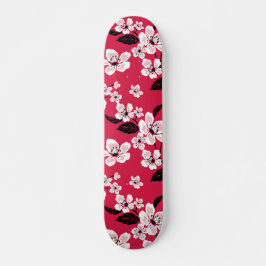 SKATEBOARD CHERRY BLOSSOM - SAKURA (ROJO)