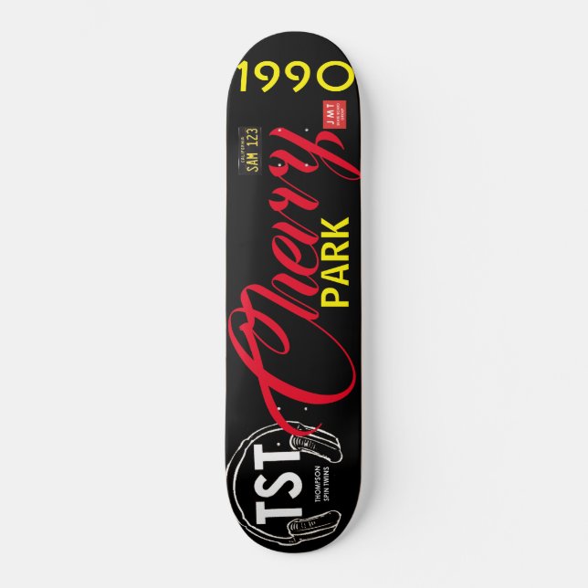 SKATEBOARD CHERRY PARK 1990 SKATEBOARD/ JMT USA (Anverso)
