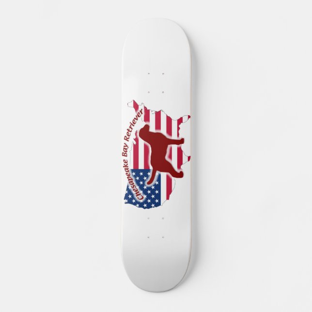 Skateboard Chesapeake Bay Retriever (Anverso)