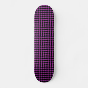 Skateboard Chevron Checks Plum y Black