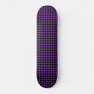 Skateboard Chevron Checks uva y negro