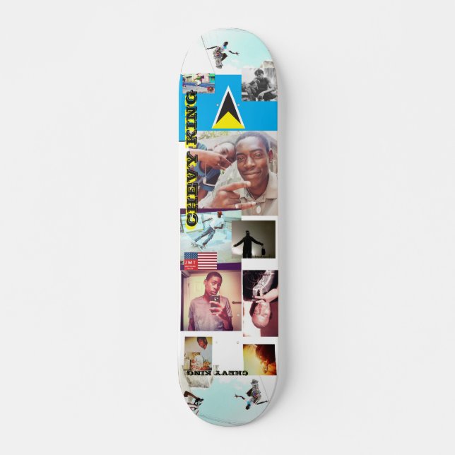 Skateboard CHEVY KING 2023 NUEVA /SIGNE7 Tablero de patinaje  (Anverso )
