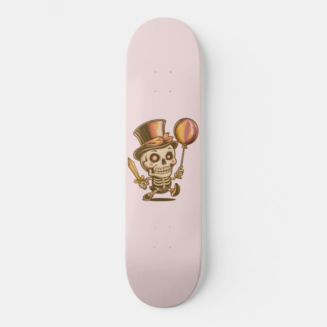 Skateboard Chibi Carnival Skeleton (Anverso)