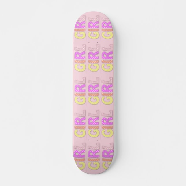 Skateboard chica (Anverso )