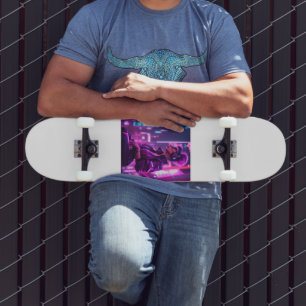 Skateboard Chica cibernético