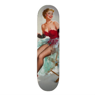 Skateboard Chica de Miss Sylvania Pin Up
