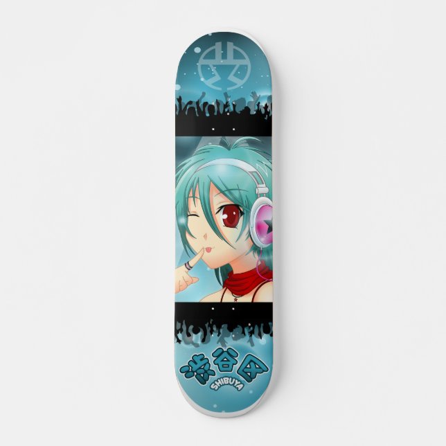 Skateboard Chica de Shibuya - Michiko (Anverso )