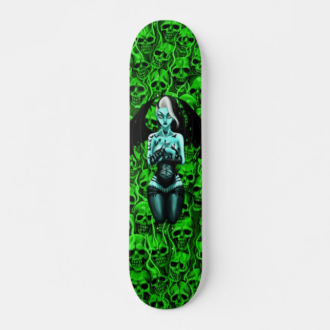 Skateboard chica del vampiro (Anverso )