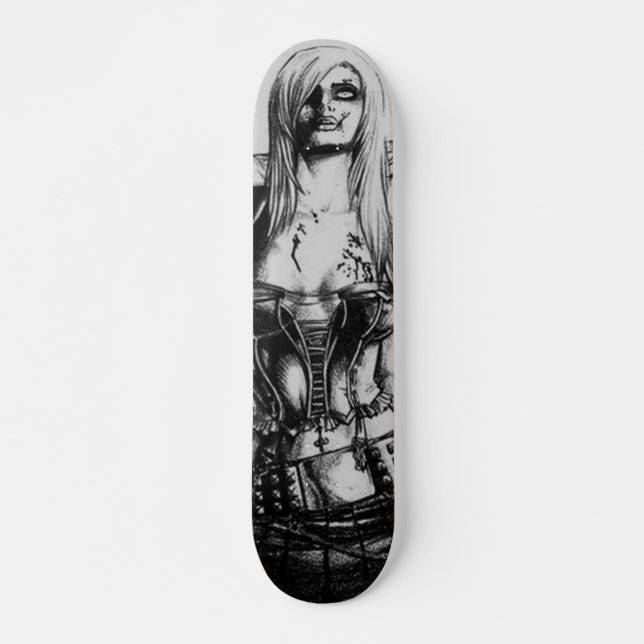 Skateboard Chica del zombi (Anverso )
