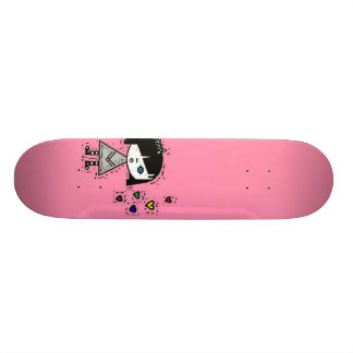 Skateboard chica emo