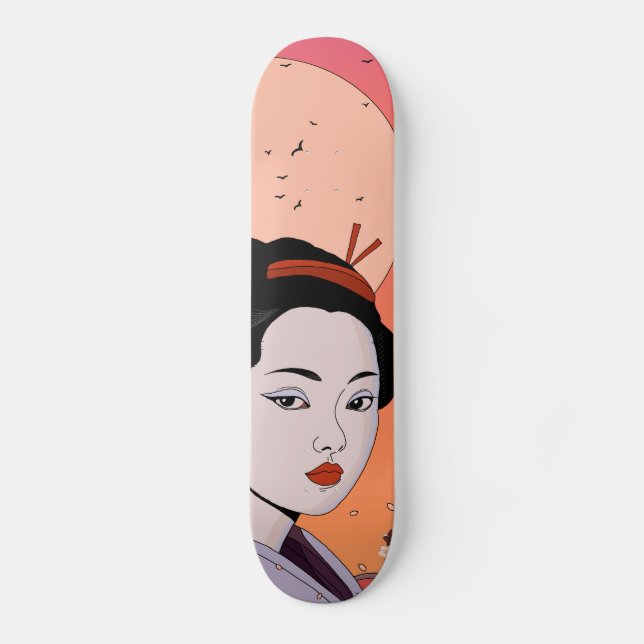 Skateboard Chica Geisha Ser Hermosa (Anverso)