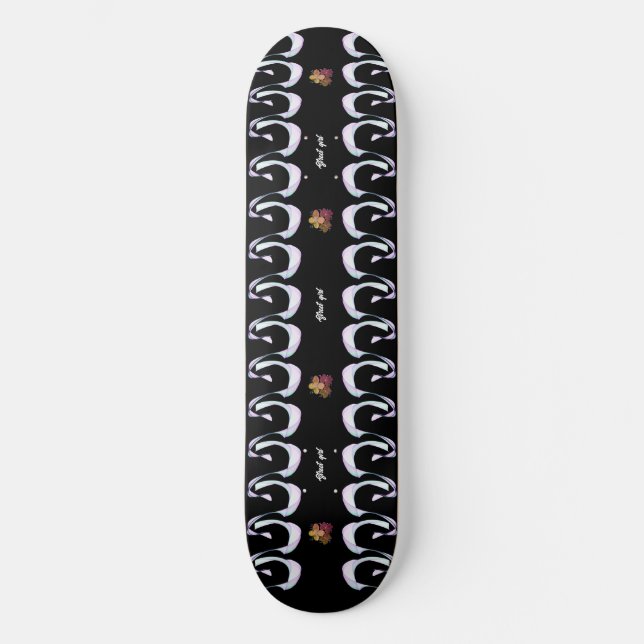 Skateboard Chica Kanote Style Classic Purple and Black Street (Anverso)