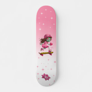 Skateboard Chica Little L Zombie