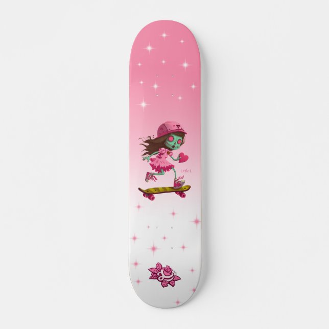 Skateboard Chica Little L Zombie (Anverso )