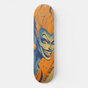 Skateboard Chica Malvada Espeluznante