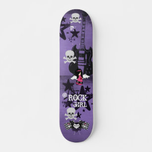 Skateboard Chica Rock