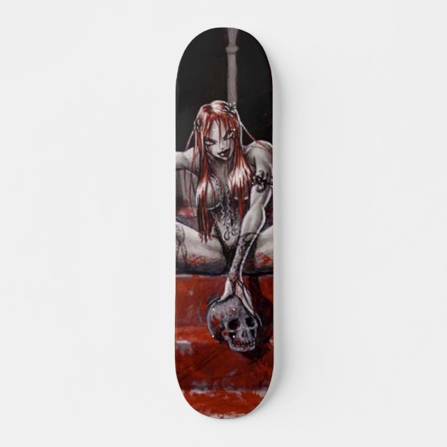 Skateboard Chica sangriento (Anverso )