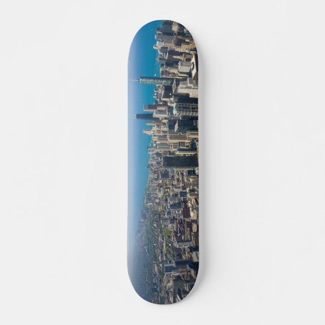 Skateboard Chicago desde arriba (Anverso )