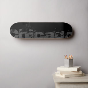 Skateboard Chicago — Estilo urbano - Patinaje con nombre de