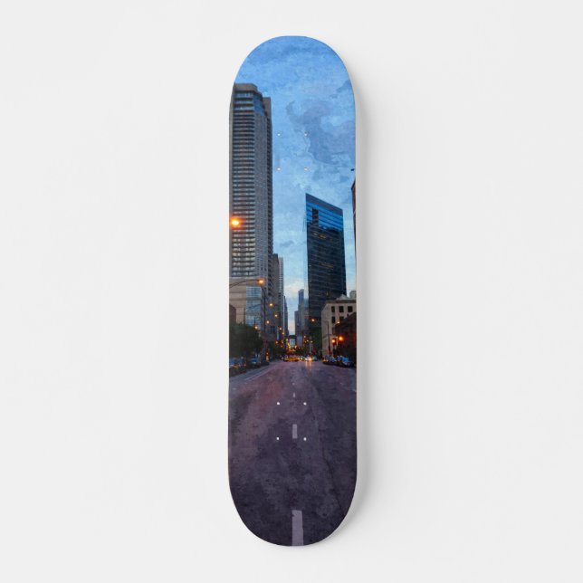 Skateboard Chicago Evening Drive (Anverso )