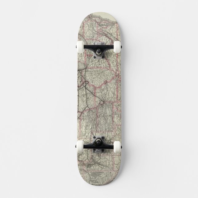 Skateboard Chicago Milwaukee y relais de San Pablo y (Anverso)