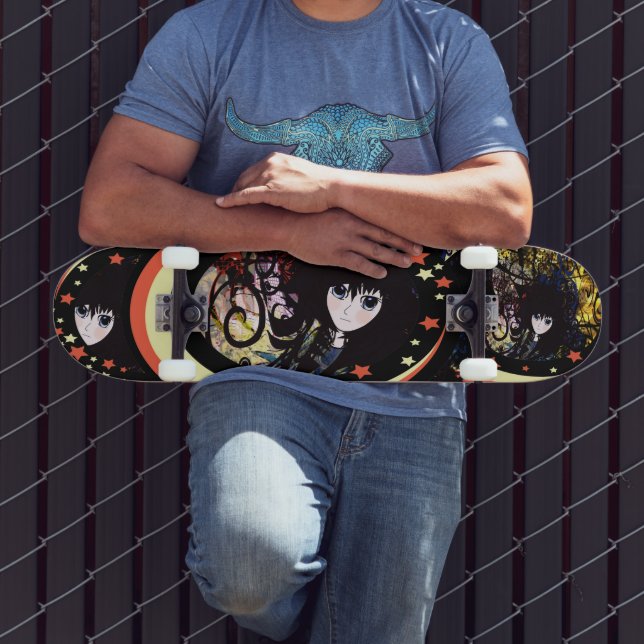 Skateboard Chicas animales - (Exterior 3)