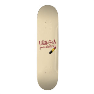Skateboard Chicas blancos